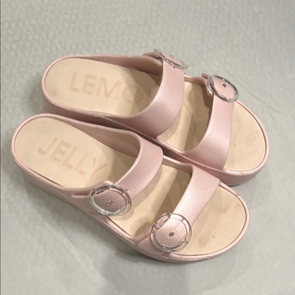lemon jelly Shoes - lemon jelly felix slides pink 7